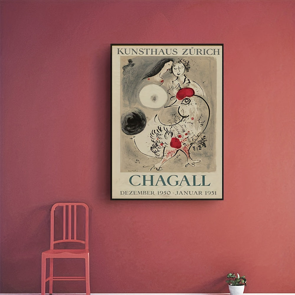 Affiche Chagall - Kunsthaus Zürich 1950-1951