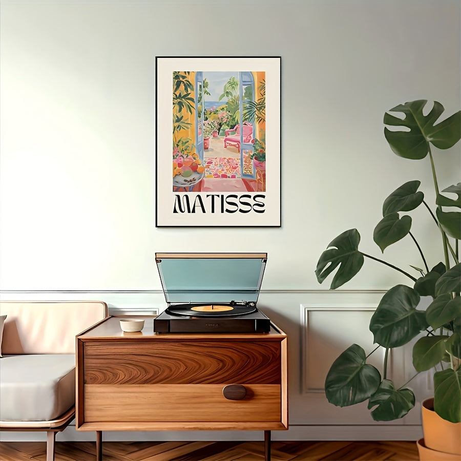 Affiche Matisse - Scène De Jardin Colorée