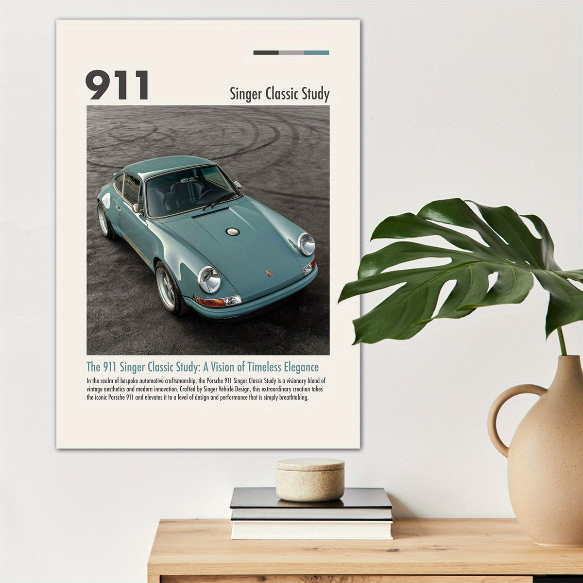 Affiche 911 - Étude Classique Singer