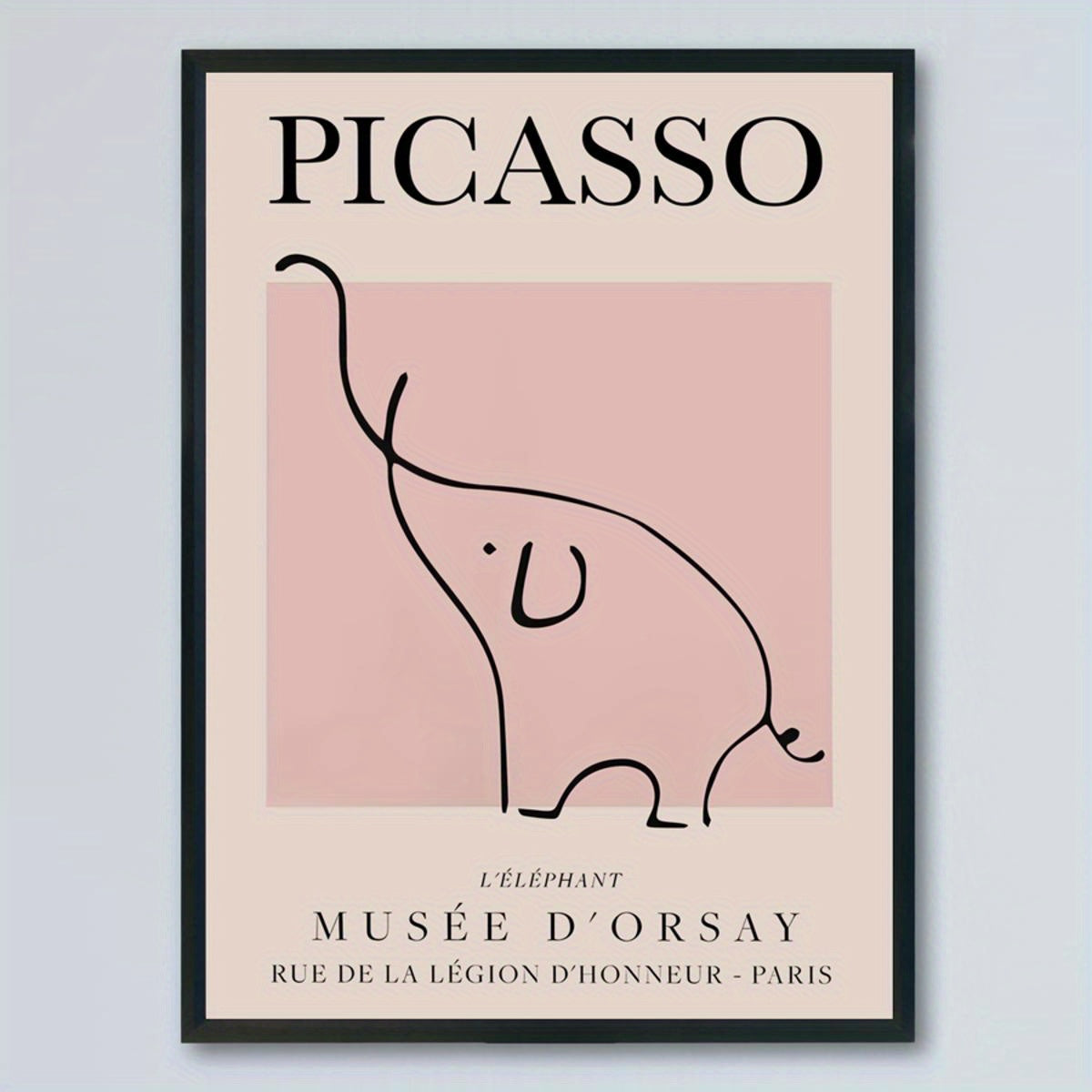 Affiche Picasso L'Éléphant Musée D'Orsay