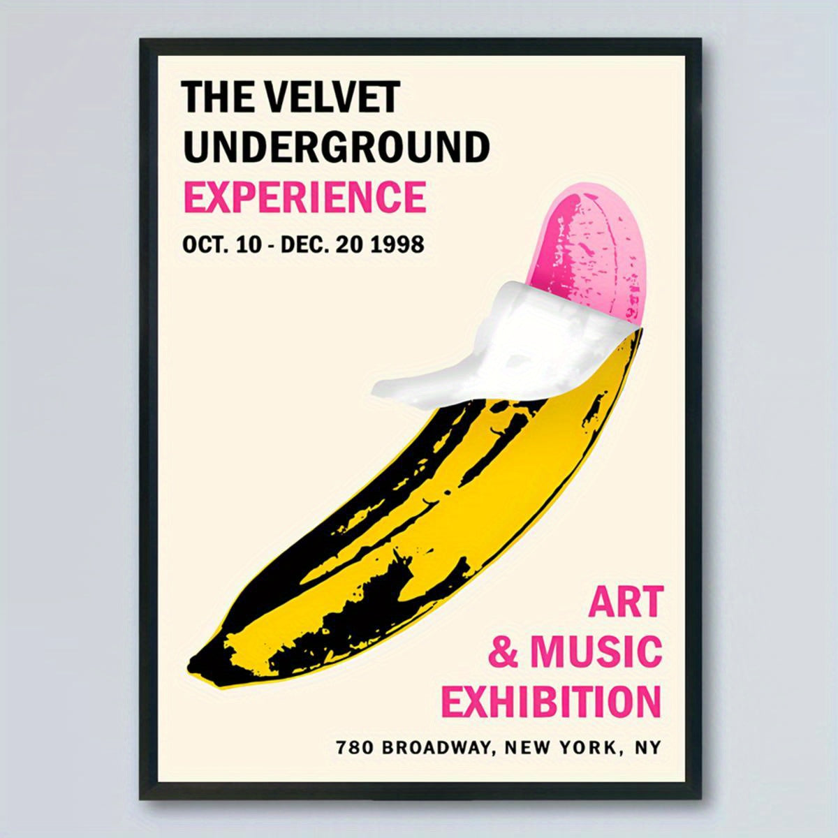 Affiche De L'Exposition The Velvet Underground