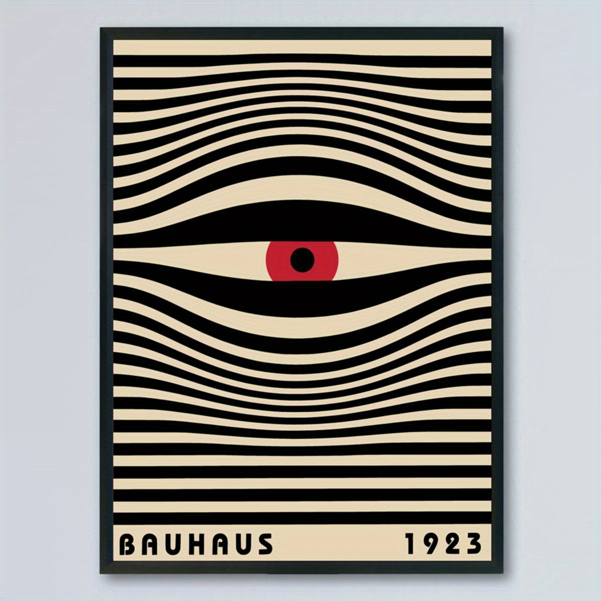 Affiche Bauhaus Oeil Rouge 1923