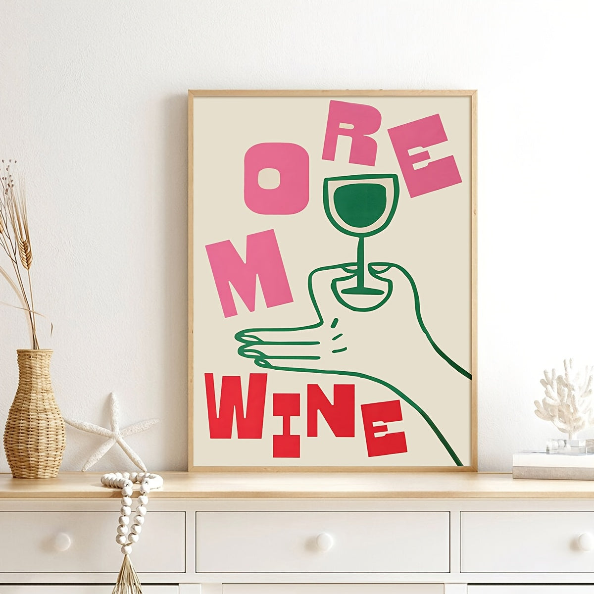 Affiche One More Glass De Vin