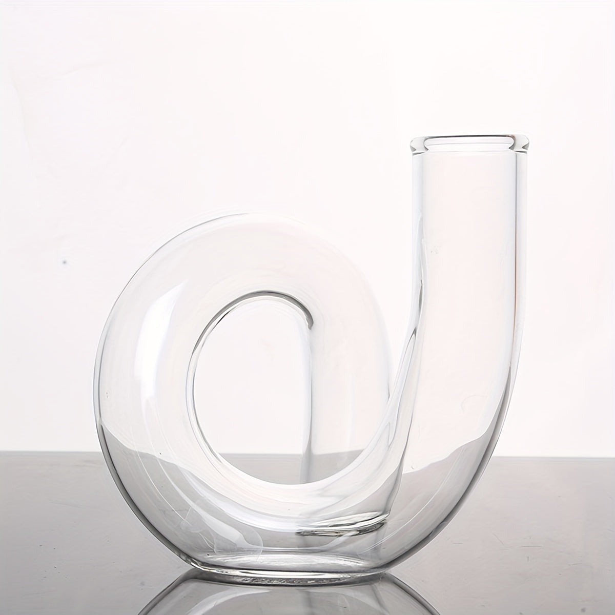 Vase Transparent Rétro Design Artistique En Verre