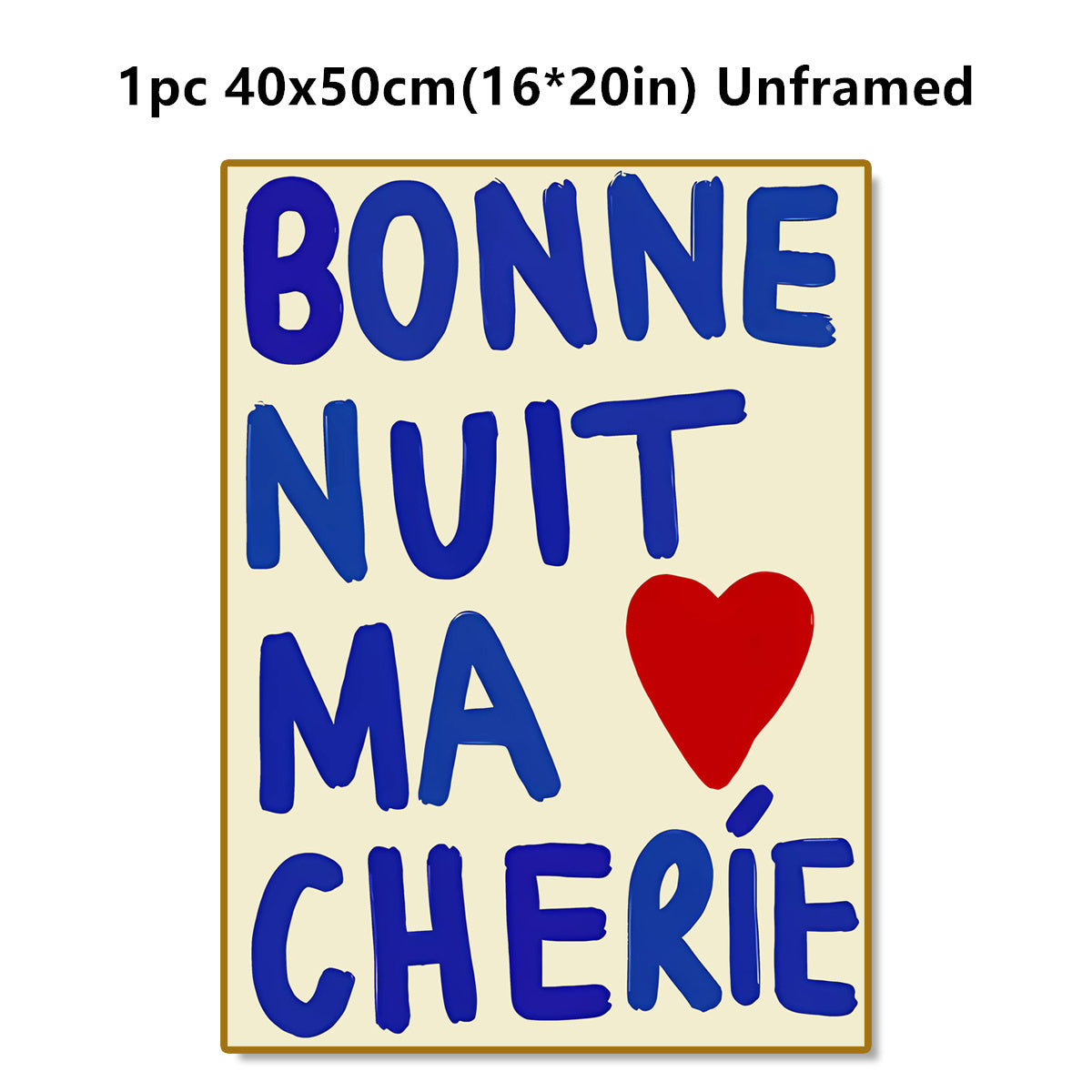 Affiche Bonne Nuit Ma Chérie