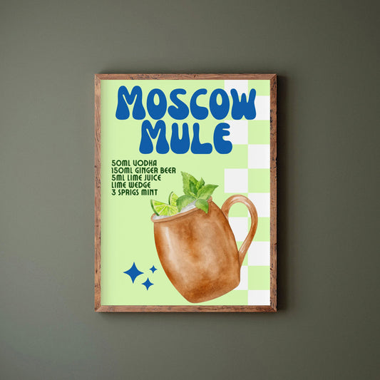 Affiche Moscow Mule: Recette Et Ingrédients