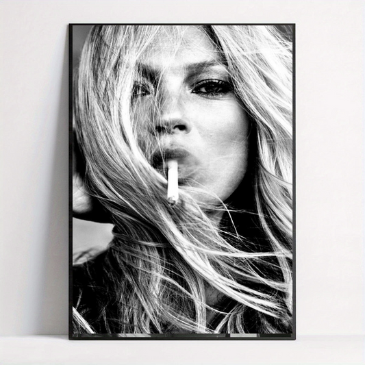 Affiche Kate Moss : un symbole iconique de la libération féminine contre le patriarcat.