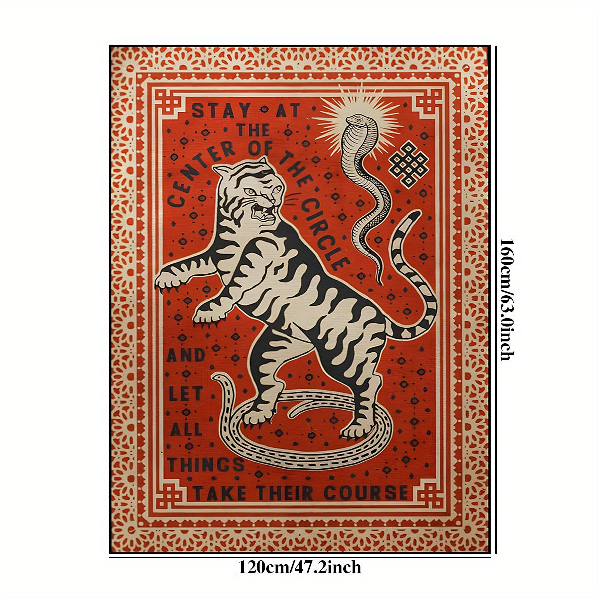 Tapis Tigre Du Bengale Décoratif Et Artistique