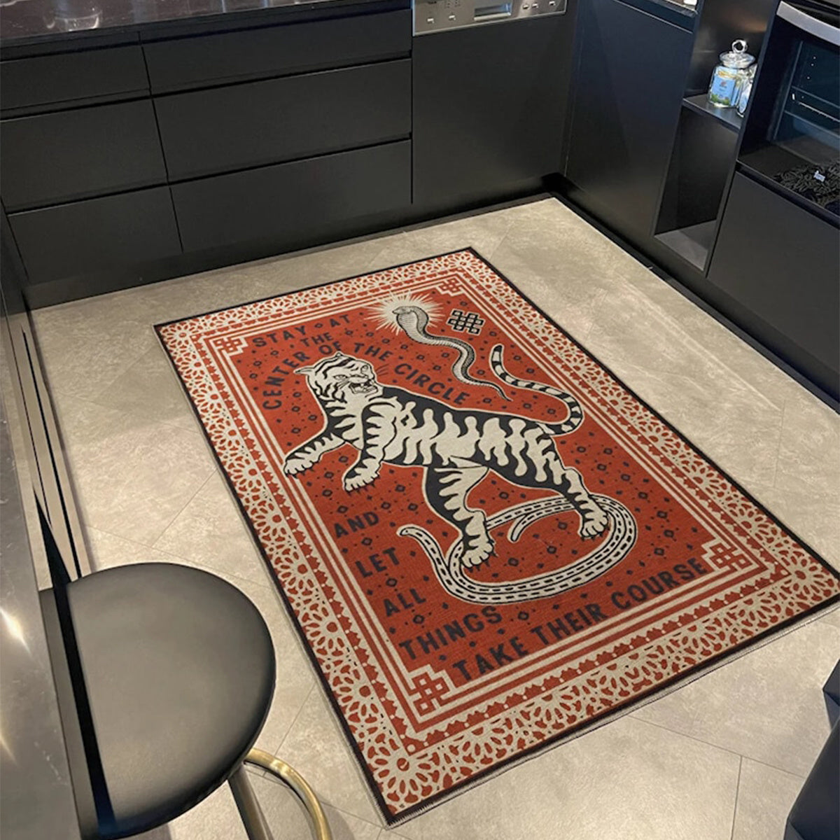 Tapis Tigre Du Bengale Décoratif Et Artistique