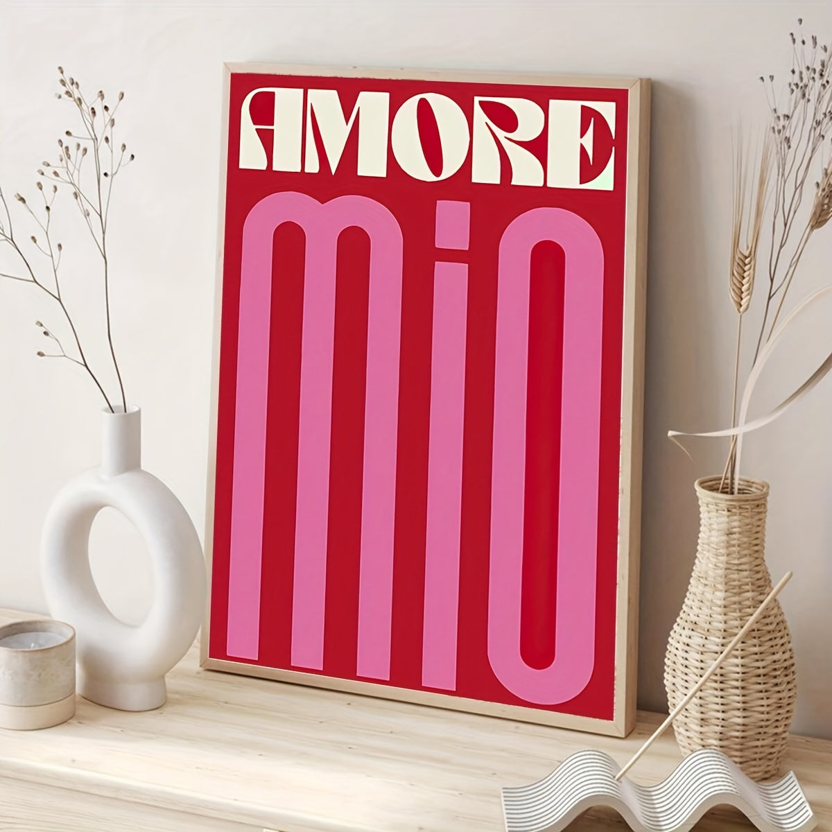 Affiche Amore Mio - Décoration Murale Chic